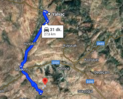 ISPARTA YALVAÇ ÇETİNCE KÖYÜ 5.381M² TARLA SATILIKTIR - ISPARTA YALVAÇ fotoğraf 6